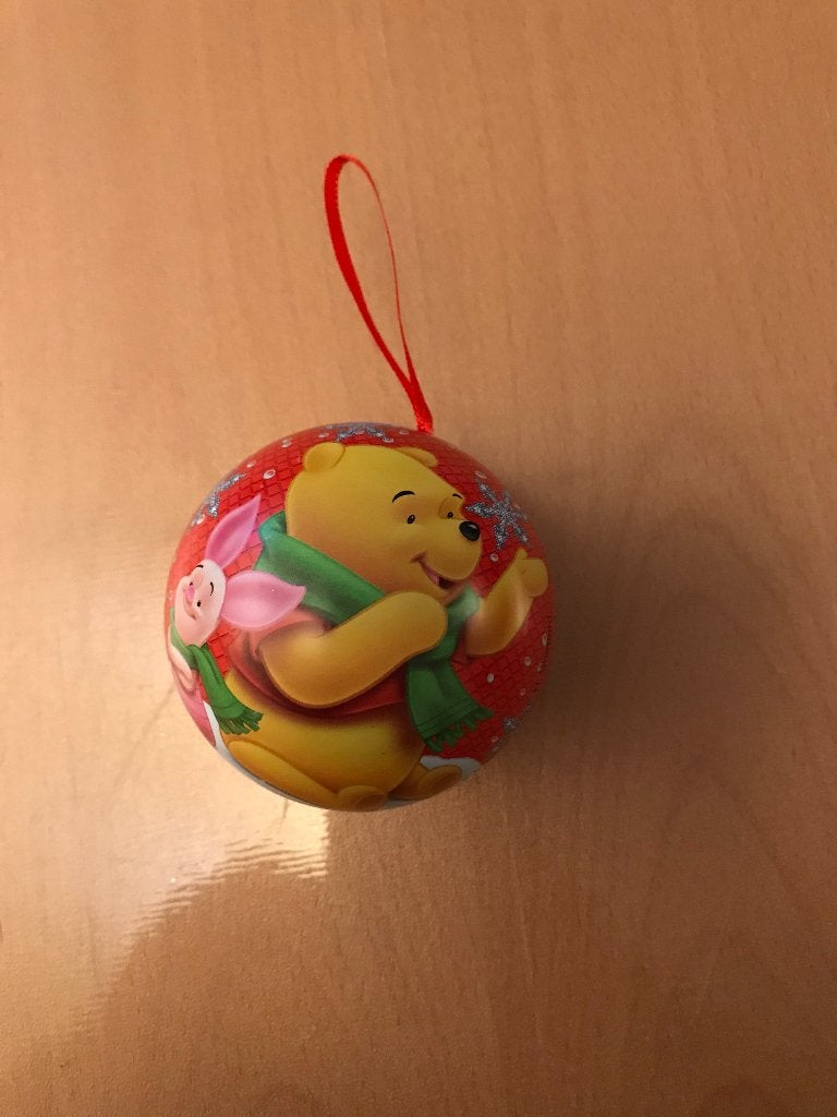 Disney Winnie de Poeh Kerstbal, Ophalen of Verzenden, Winnie de Poeh of vrienden, Gebruikt, Overige typen