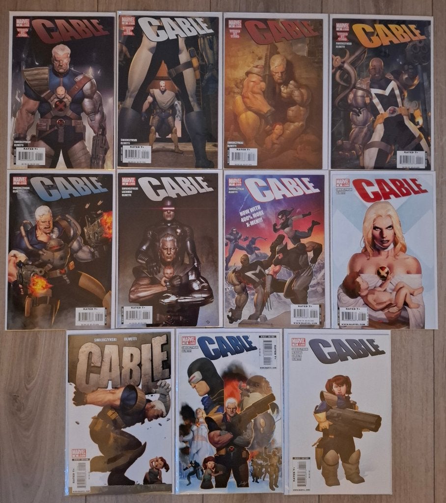 Marvel comics Cable vol 2 no. 1 t/m 11 uit 2008-2009., Boeken, Eén comic, Ophalen of Verzenden, Gelezen, Amerika
