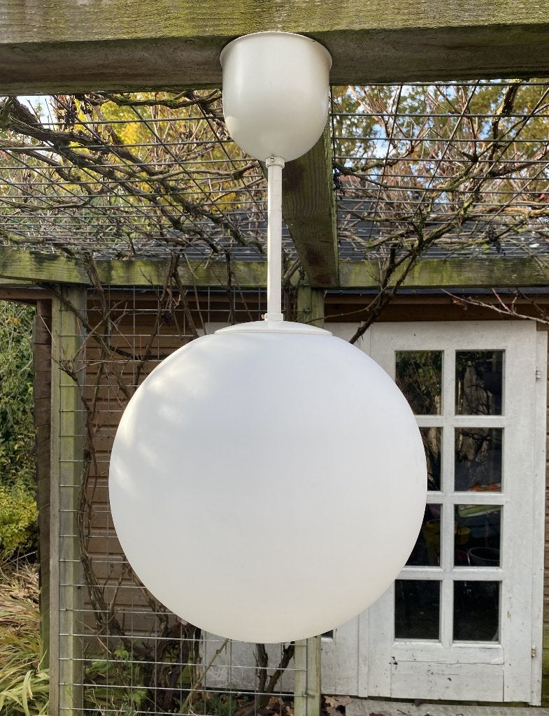 Leuke Glashütte Limburg Schoollamp ( vintage retro design ), Ophalen of Verzenden, Zo goed als nieuw, Vintage retro, E27 (groot)