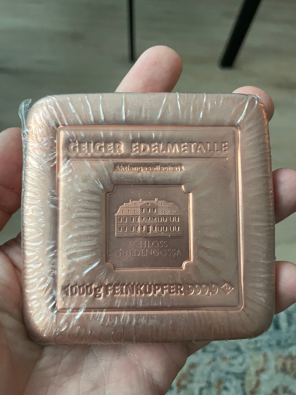 Geiger 1 kilo koper koperbaar, Ophalen of Verzenden, Koper