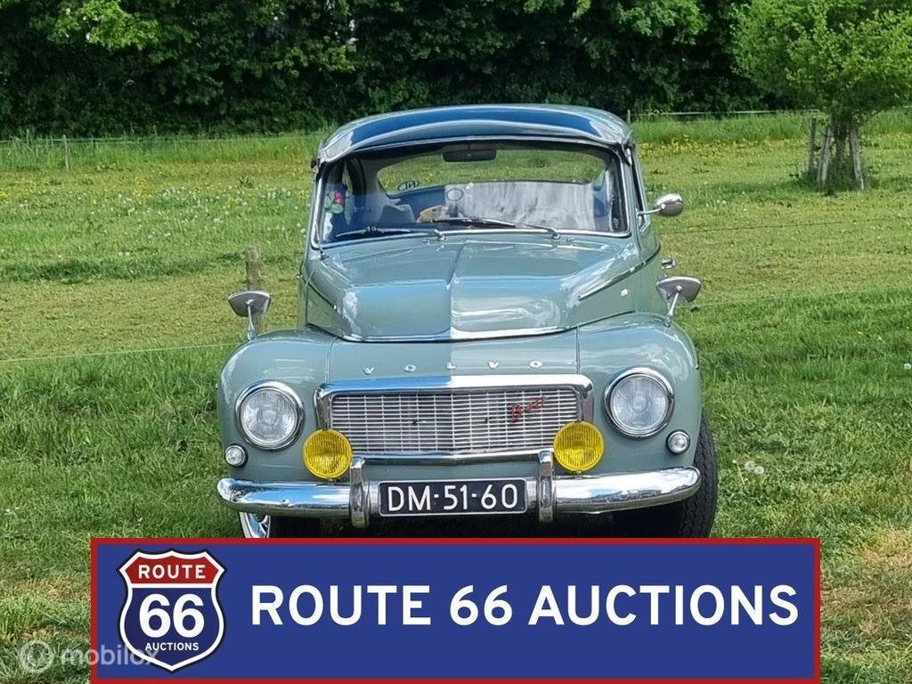 Volvo PV 544 C | 1961 | Route 66 Auctions, Auto's, Oldtimers, Overige carrosserieën, Zwart, Bedrijf, Handgeschakeld