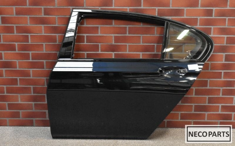 BMW 7 G12 ACHTERDEUR ORIGINEEL LINKS KLEUR 416 CARBONSCHWARZ, Gebruikt, -, Ophalen of Verzenden, Achter