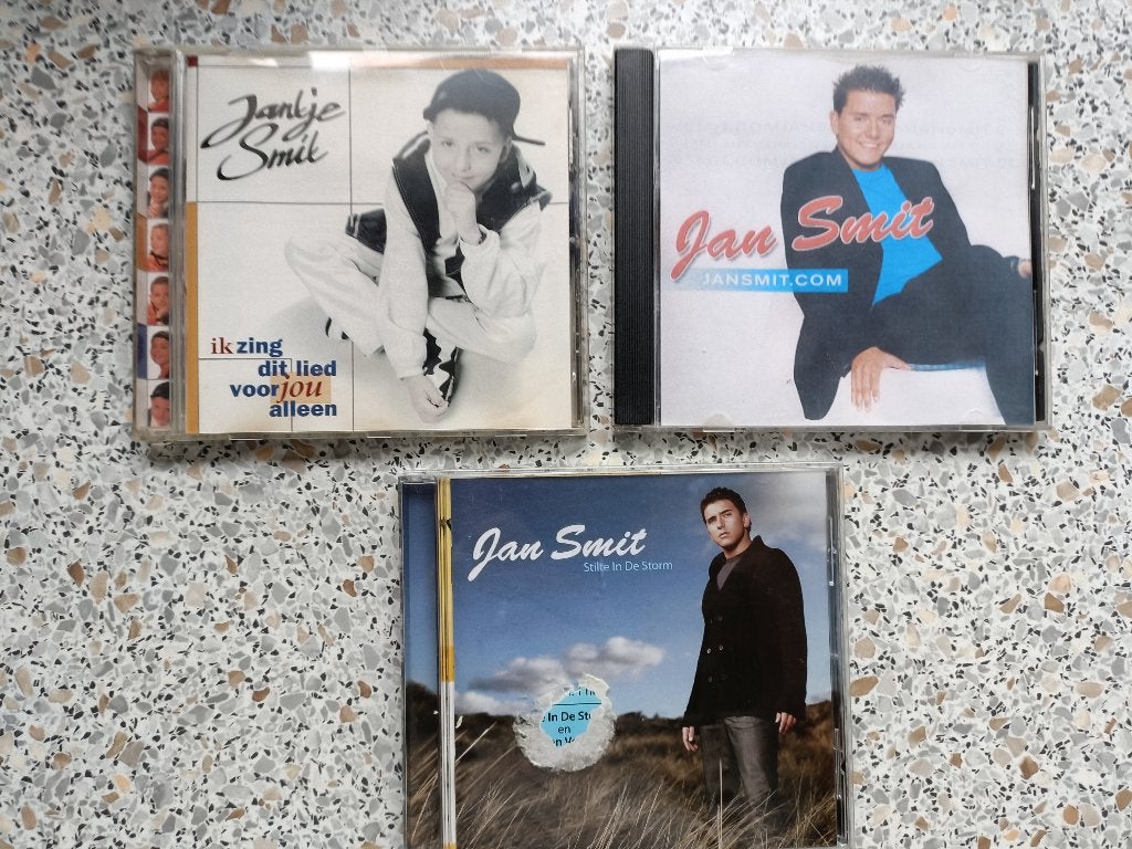 3 CD's van de Nederlandse zanger "Jan(tje) Smit"., Ophalen of Verzenden, Gebruikt, Levenslied of Smartlap, Album