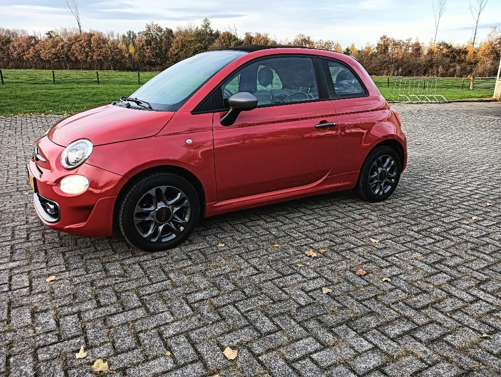 Fiat 500c Sport Cabriolet Airco. CarPlay . Bwj  30-12-2019, Voorwielaandrijving, Stof, 4 cilinders, Cabriolet