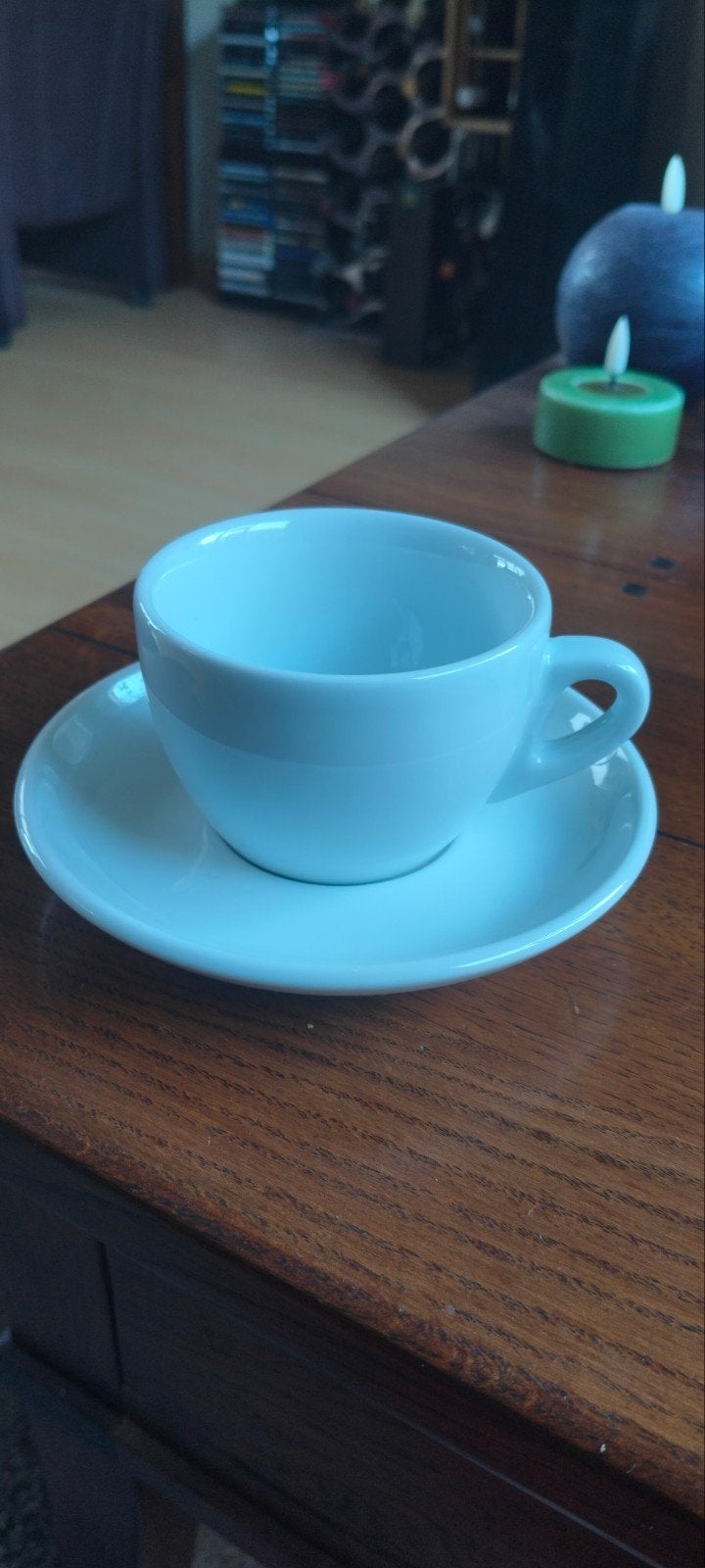 d'Ancap cappuccino kop en schotel, Ophalen of Verzenden, Porselein, Overige stijlen, Kop(pen) en/of Schotel(s)