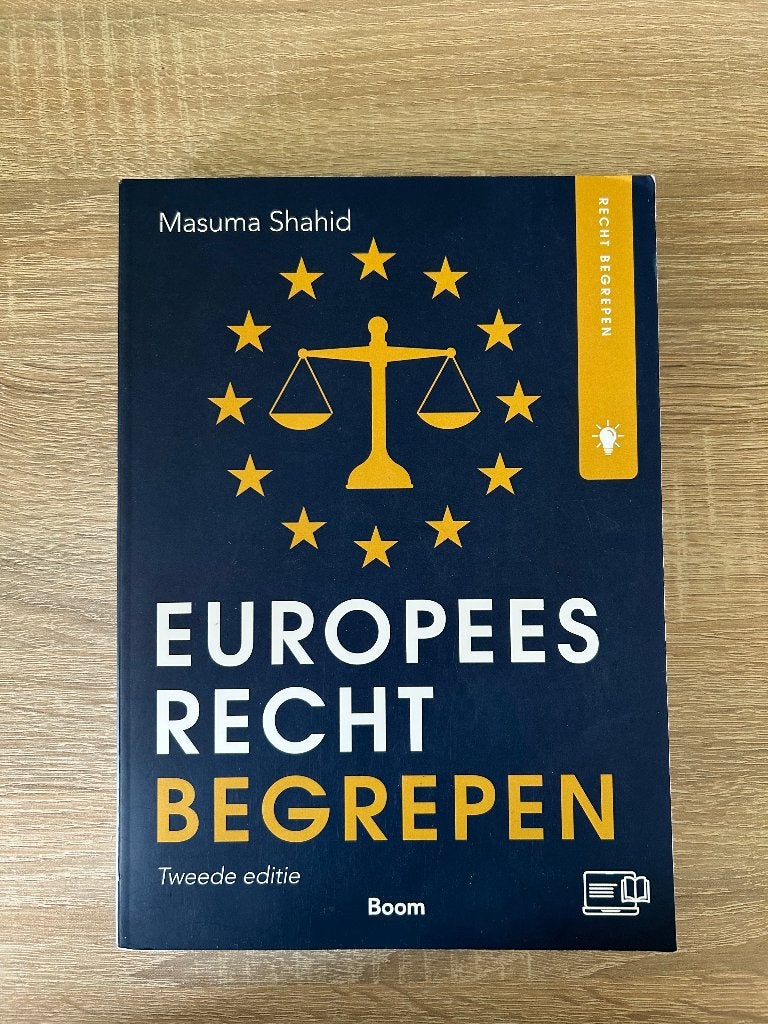 Europees recht begrepen 2e druk, Boeken, Studieboeken en Cursussen, Masuma Shahid, Ophalen of Verzenden, Gamma, WO