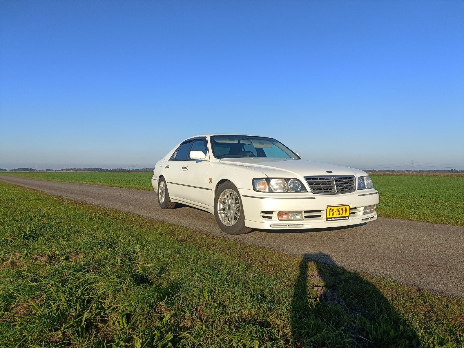 Nissan cima y33 GT turbo grand touring, Auto's, 1650 kg, Wit, Particulier, Sedan