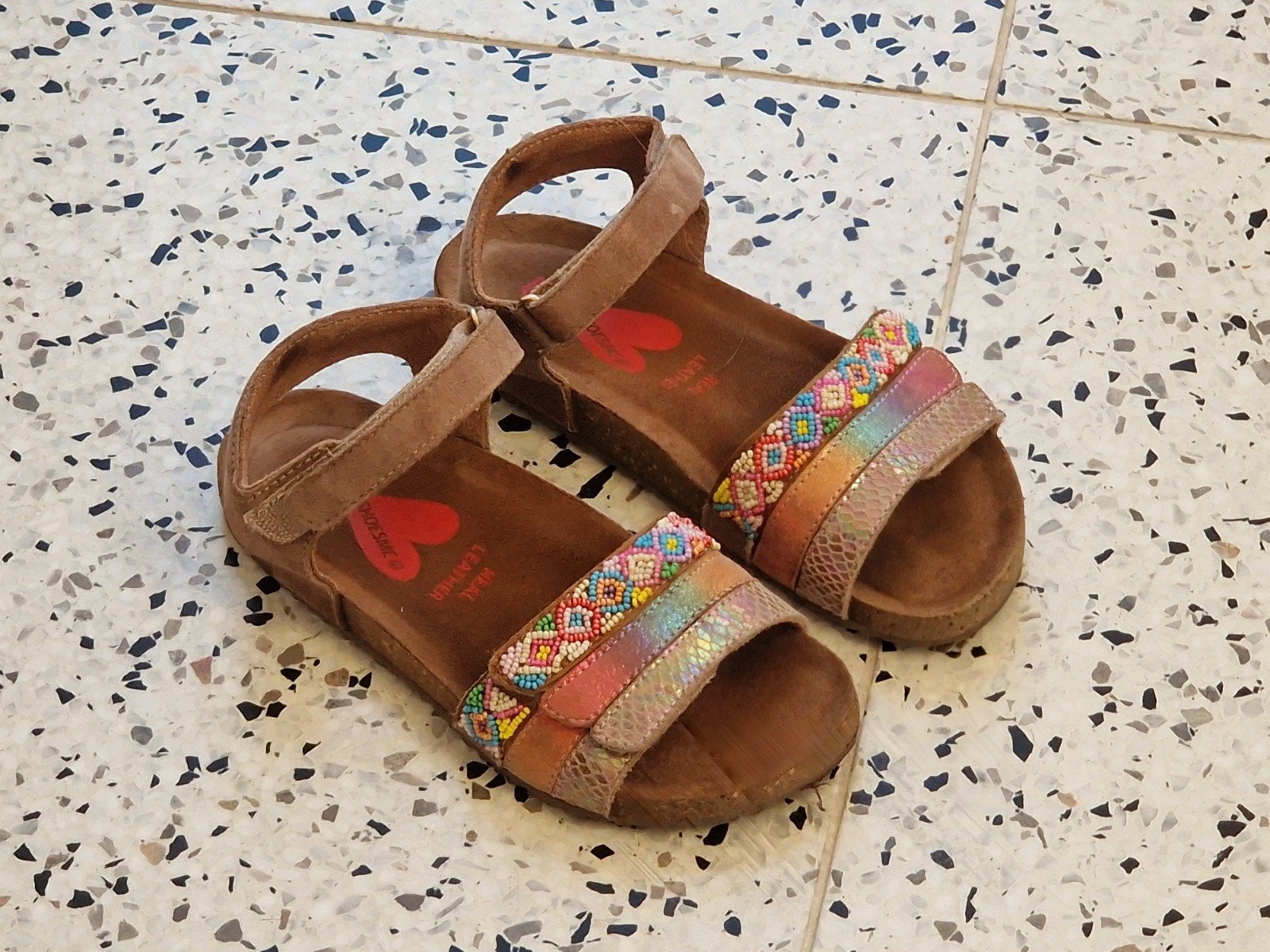 Shoesme leren sandalen maat 32 - Zo goed als nieuw, Kinderen en Baby's, Kinderkleding | Schoenen en Sokken, Meisje, Schoenen, Ophalen of Verzenden