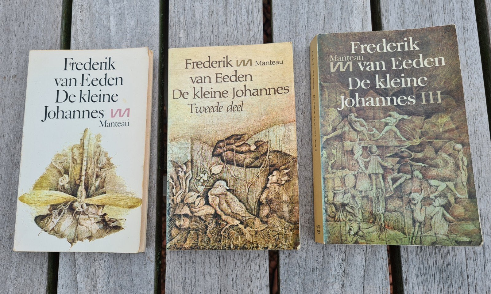 De kleine Johannes deel I, II en III van Frederik van Eeden., Boeken, Ophalen of Verzenden, Gelezen