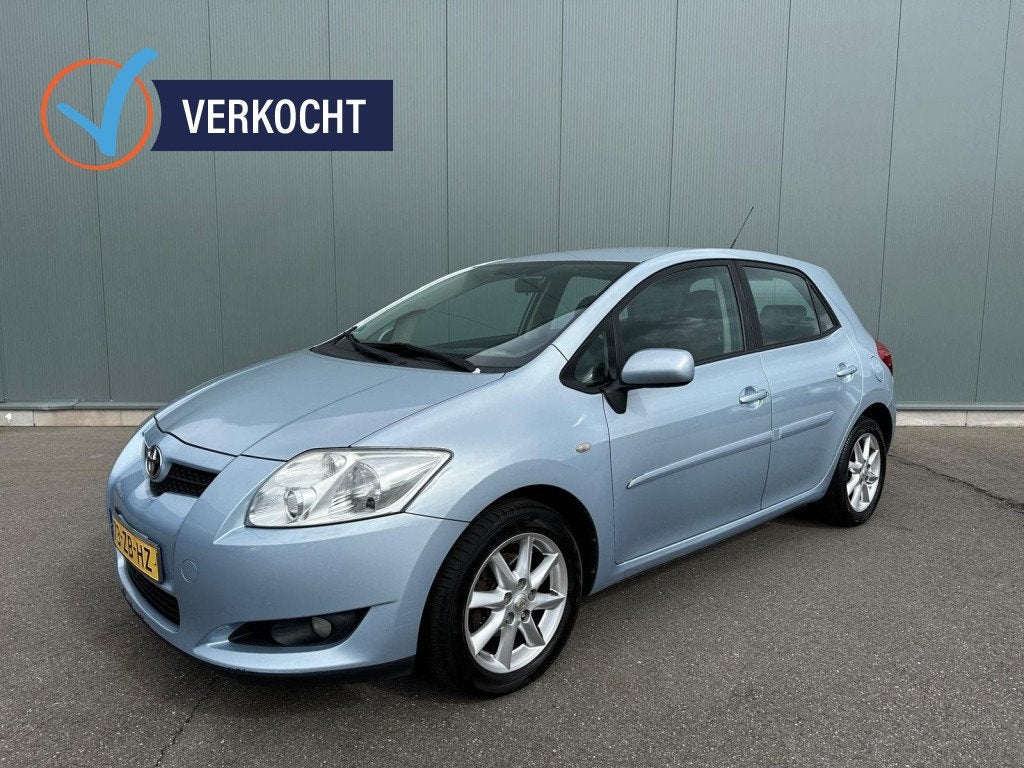 Toyota Auris 1.6-16V Sol AIRCO | CRUISE | NAP ! (bj 2007), 450 kg, 4 cilinders, Automatische klimaatregeling, Blauw