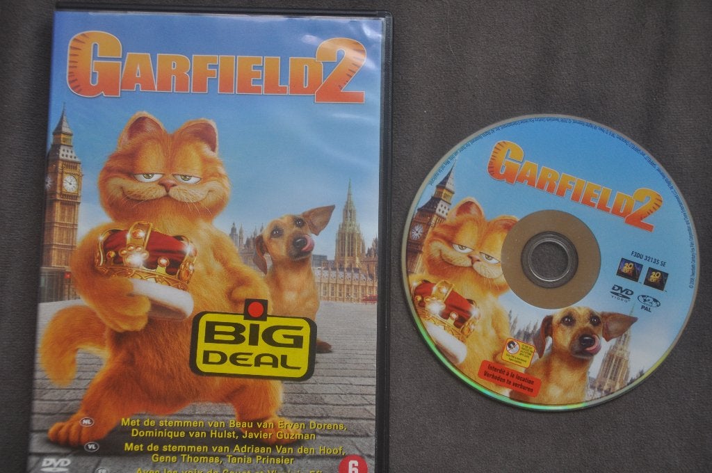 DVD van Garfield 2, Alle leeftijden, Ophalen of Verzenden, Zo goed als nieuw