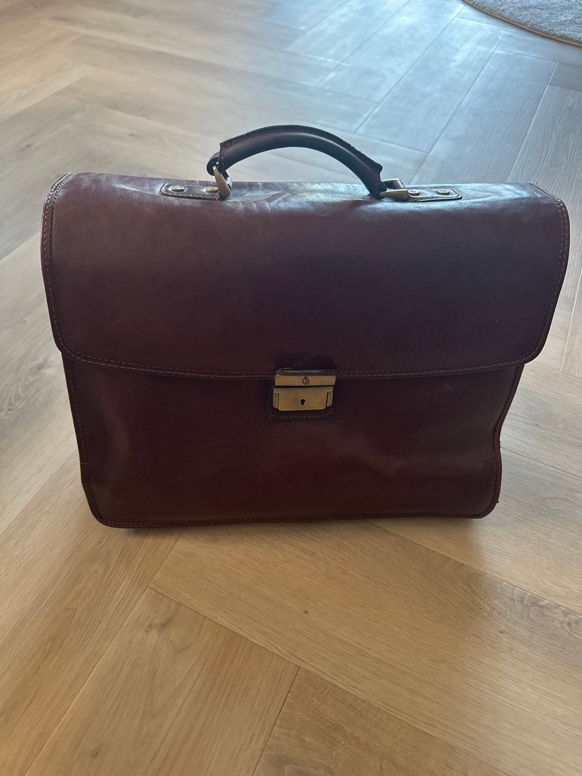 Leren Aktetas / Businesstas - Castelijn & Beerens, Ophalen, 40 tot 60 cm, Gebruikt, 20 tot 30 cm