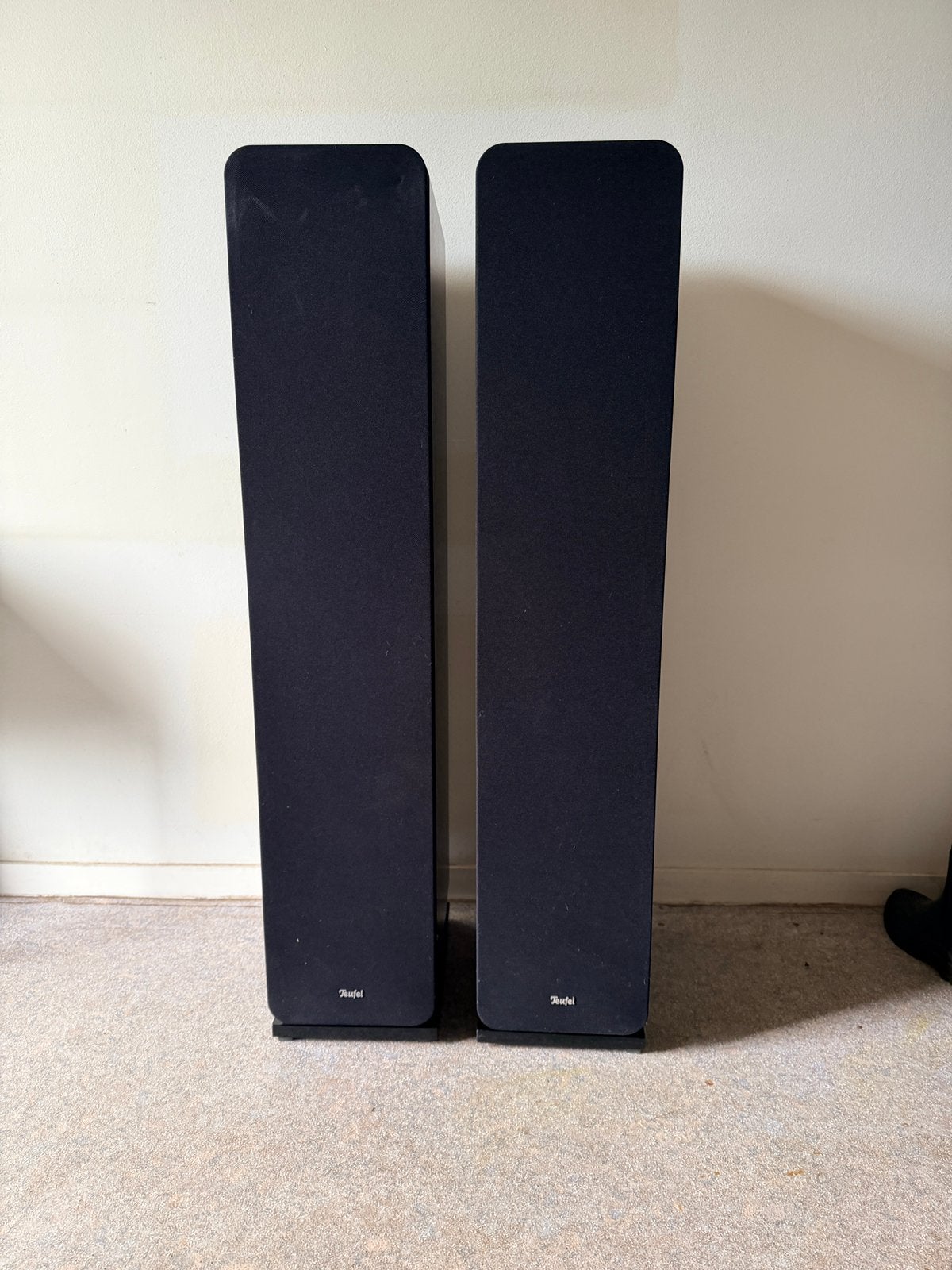 Te koop set Teufel UL 40 Mk2 vloerstaande speakers., Ophalen, 120 watt of meer, Front, Rear of Stereo speakers, Overige merken