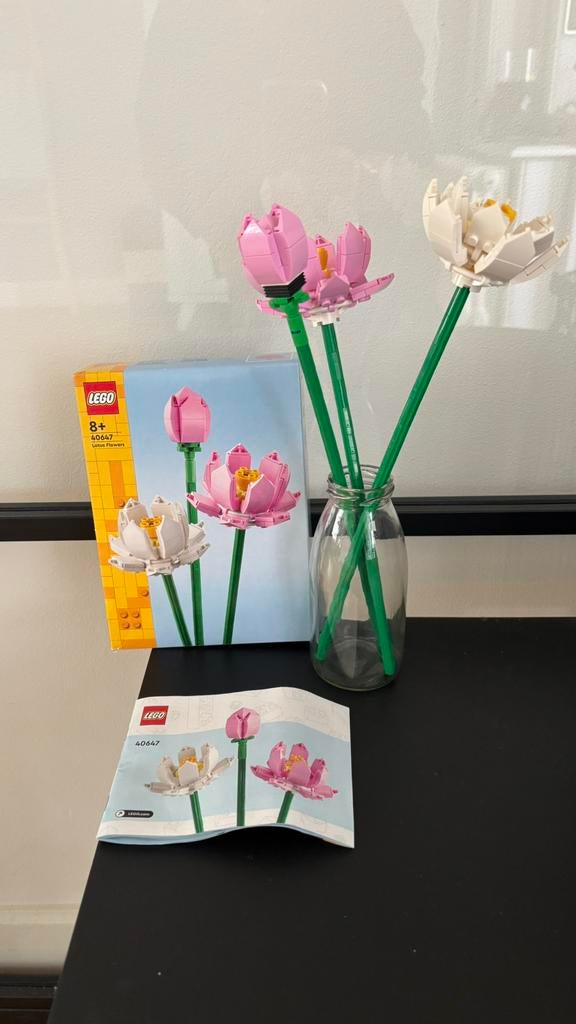 Lego 40647 Lotus bloemen, Ophalen of Verzenden, Zo goed als nieuw, Complete set, Lego