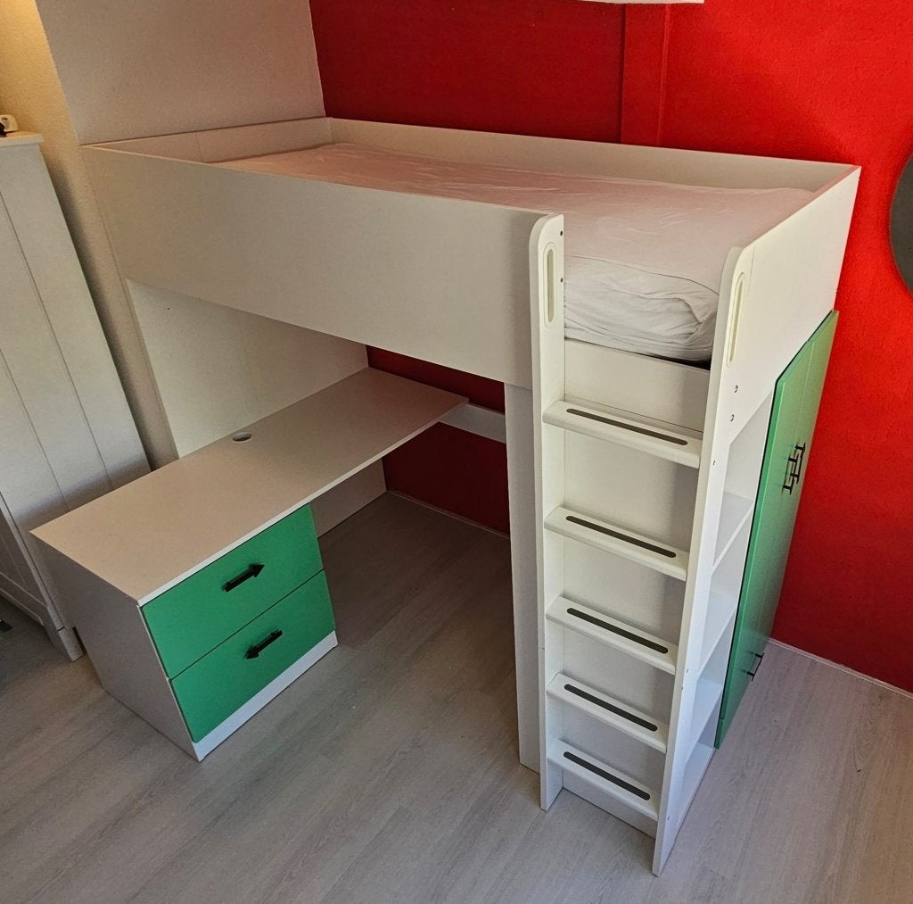 Ikea hoogslaper, Huis en Inrichting, Ophalen, Gebruikt, Eenpersoons, 200 cm