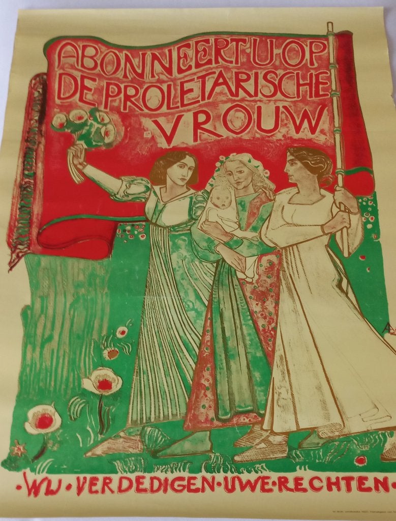 Poster PvdA, Rechthoekig Staand, Ophalen of Verzenden, Zo goed als nieuw, A1 t/m A3