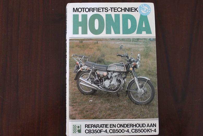Honda CB350 CB400 CB500 K1 Fours motorfiets werkplaatsboek, Motoren, Ophalen of Verzenden, Honda