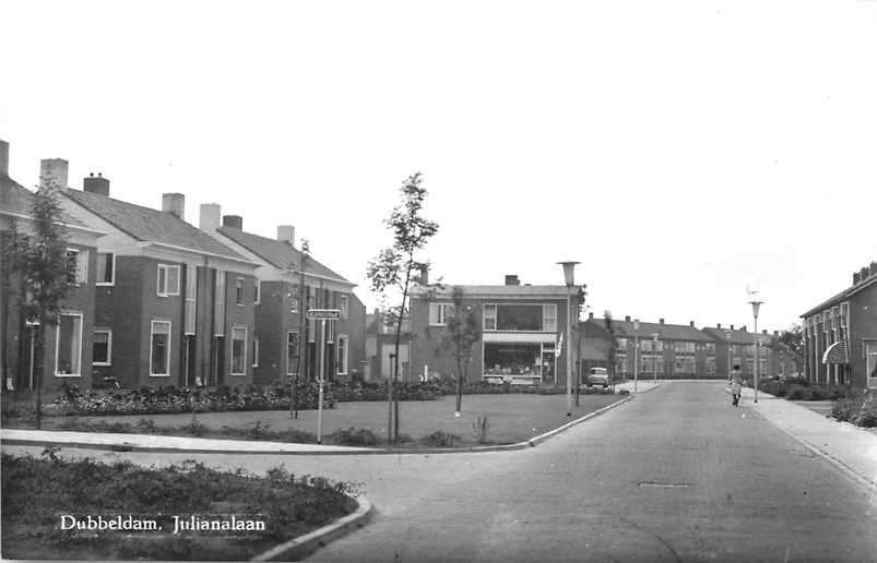 380-888-047 Dordrecht Dubbeldam Julianalaan, Verzenden, Voor 1920, Zuid-Holland
