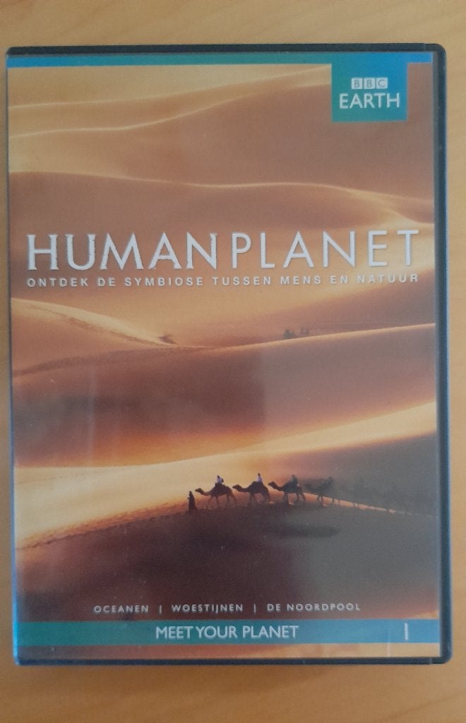 DVD BBC Earth - Human Planet (symbiose tussen mens en natuur, Gebruikt, Alle leeftijden, Nederlands, Natuur