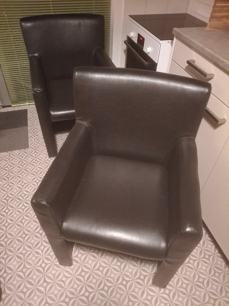 Stoelen, Huis en Inrichting, Ophalen, Gebruikt, Drie, Zwart