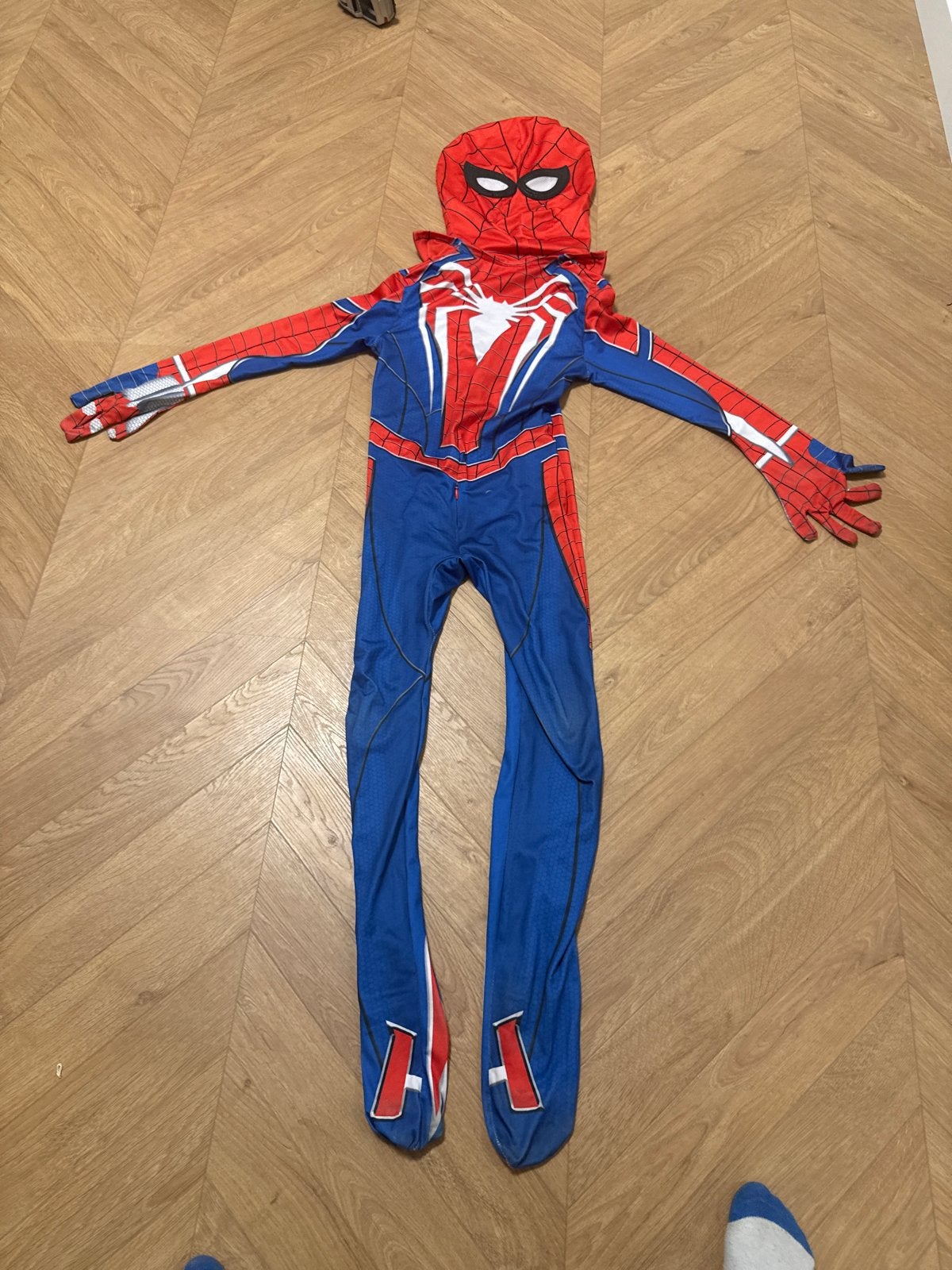 Spiderman pak voor kinderen - Maat 122-128, Ophalen, Gebruikt, 122 t/m 128, Jongen of Meisje
