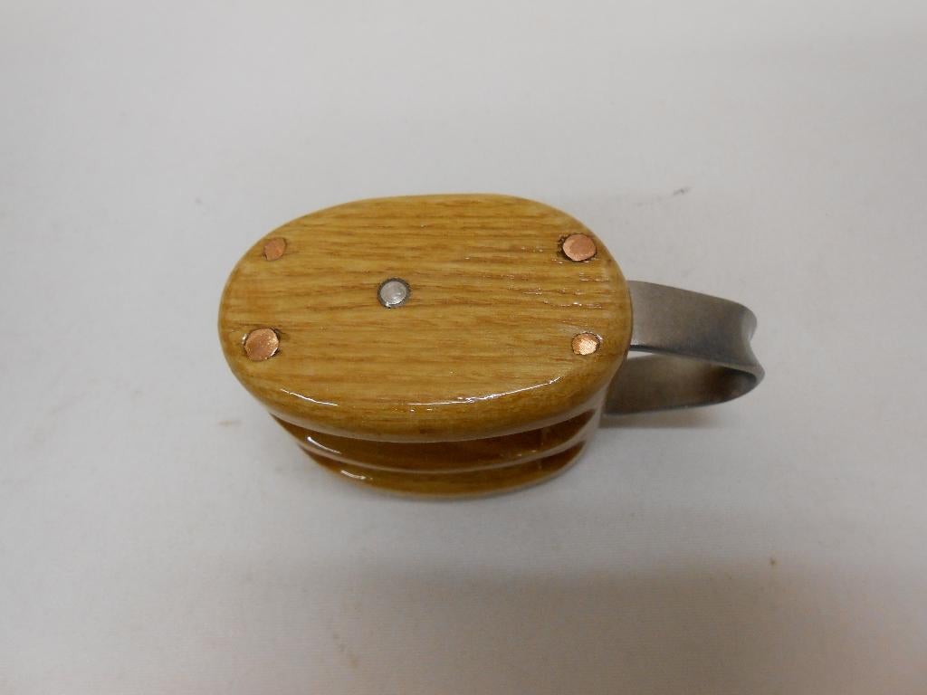 Houten Blokken / Katrollen, dubbelschijfs, 8 - 10 mm, Watersport en Boten, Ophalen of Verzenden, Nieuw, Lijn of Blok
