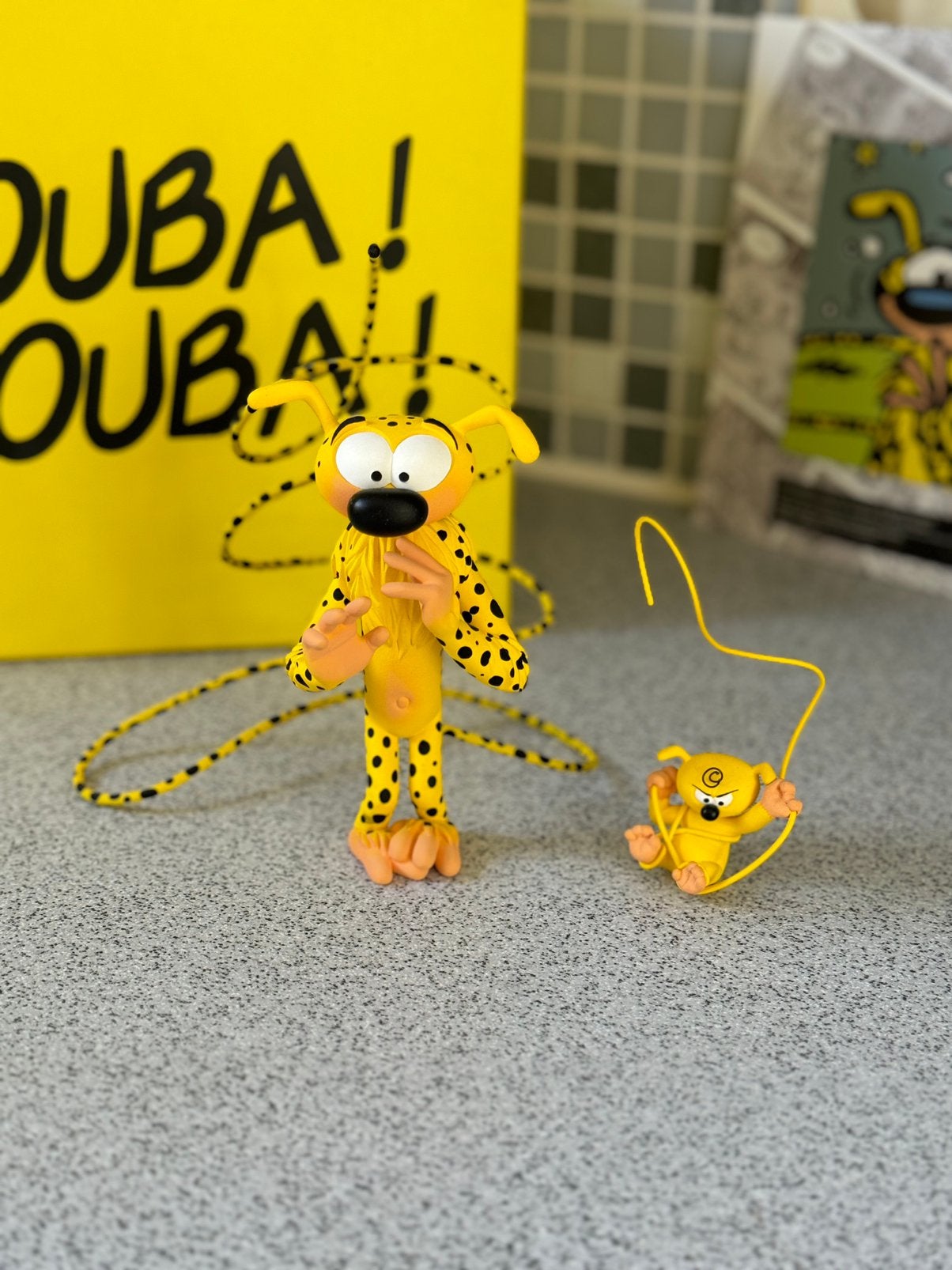 Marsupilami in love speciale versie Fariboles, Verzamelen, Ophalen of Verzenden, Asterix en Obelix, Zo goed als nieuw, Beeldje of Figuurtje