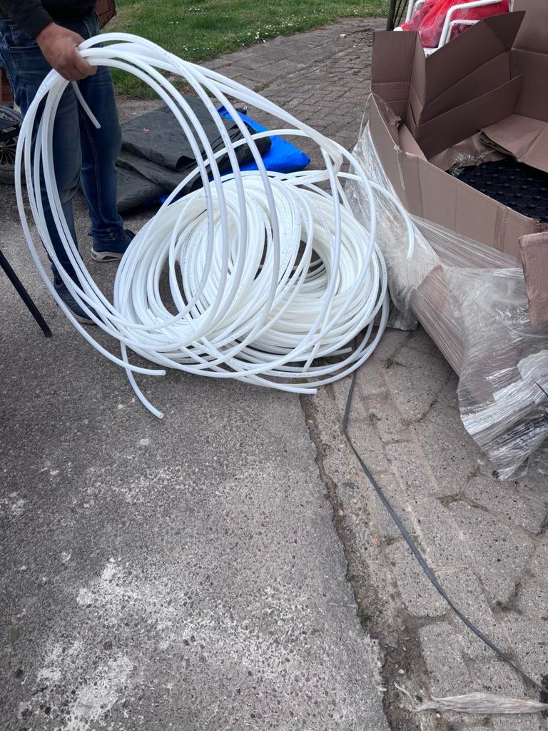 Noppenplaten en vloerverwarmingsbuizen, Ophalen, Zo goed als nieuw, Overige