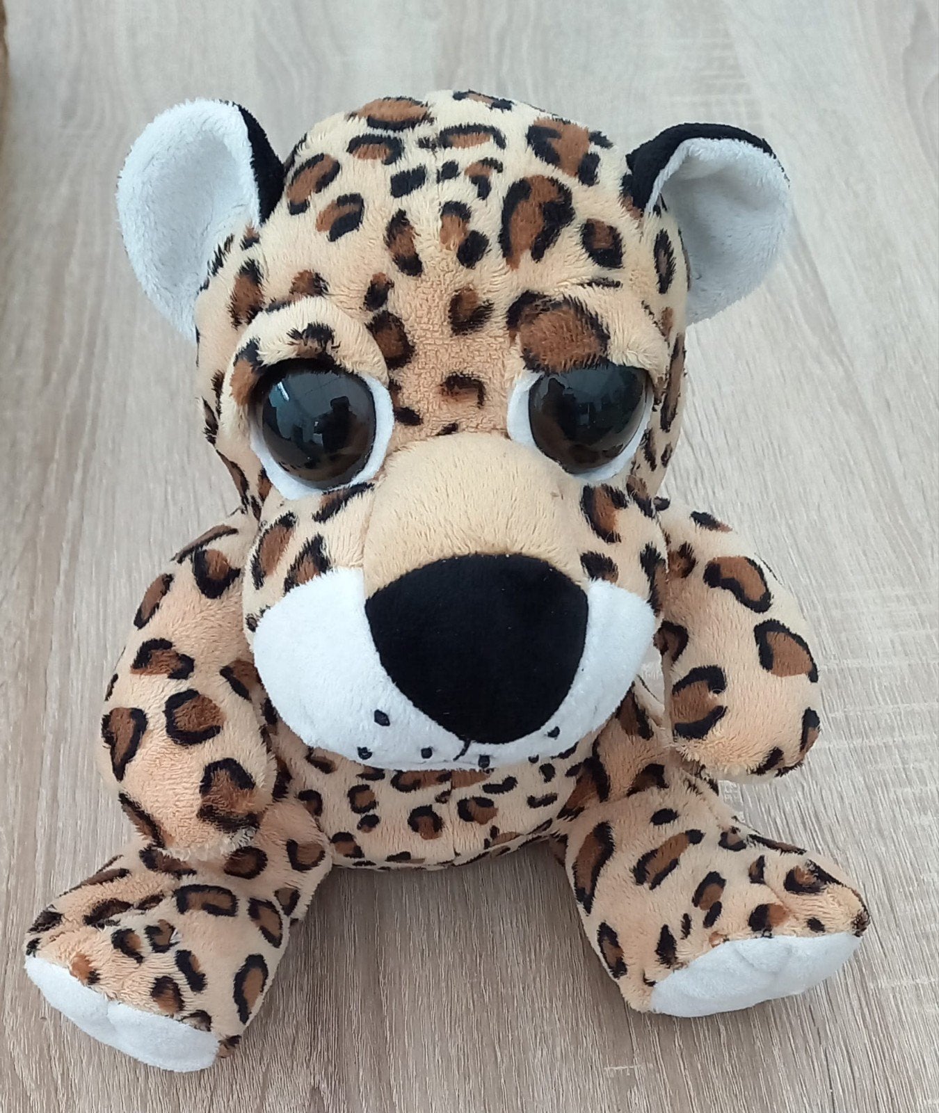 Leopard knuffel van de kermis, Overige typen, Ophalen of Verzenden, Middelgroot (20 tot 80 cm), Meerkleurig