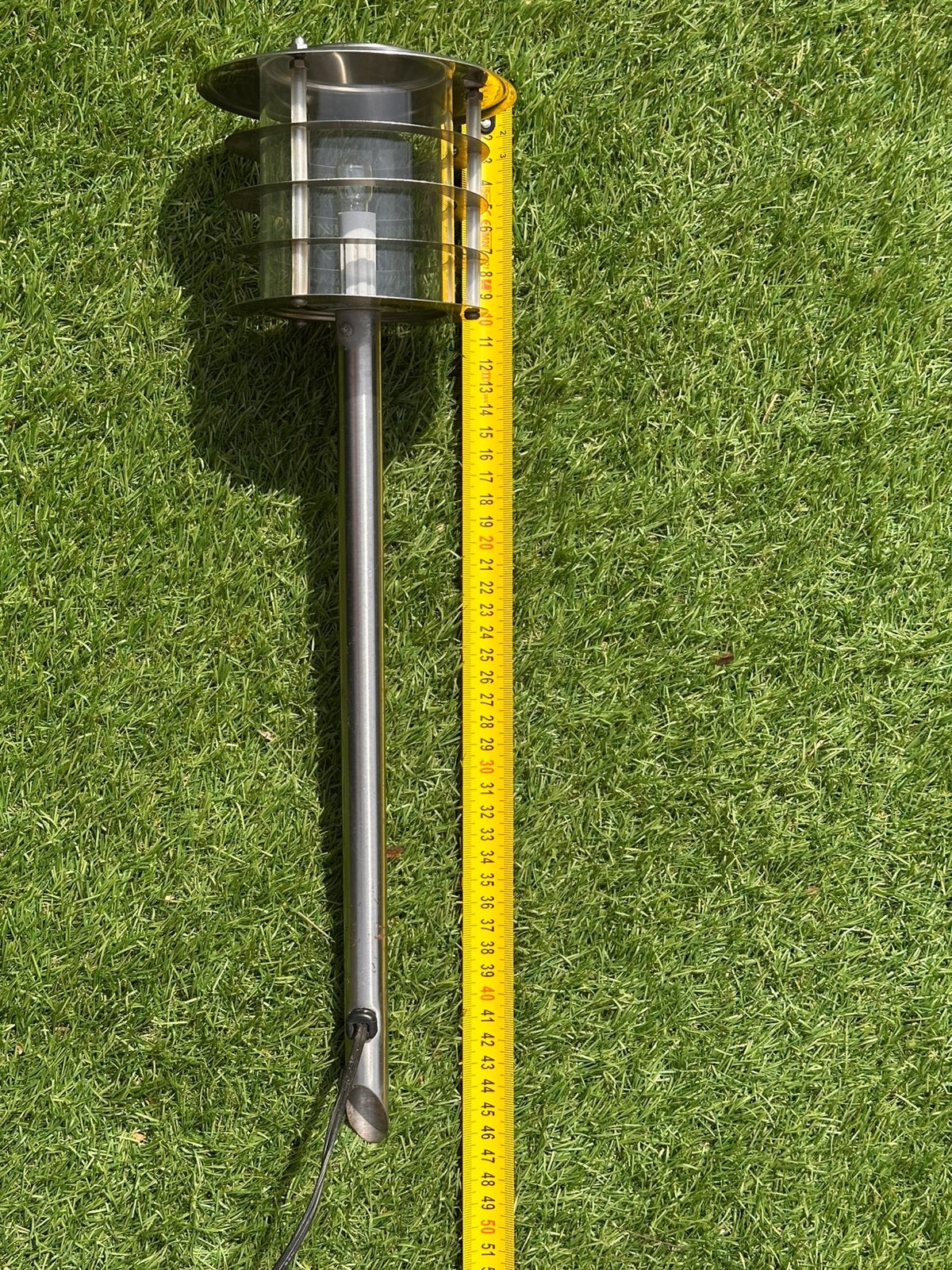 Buitenlamp als nieuw, Minder dan 50 watt, Aluminium, Ophalen of Verzenden, Netvoeding