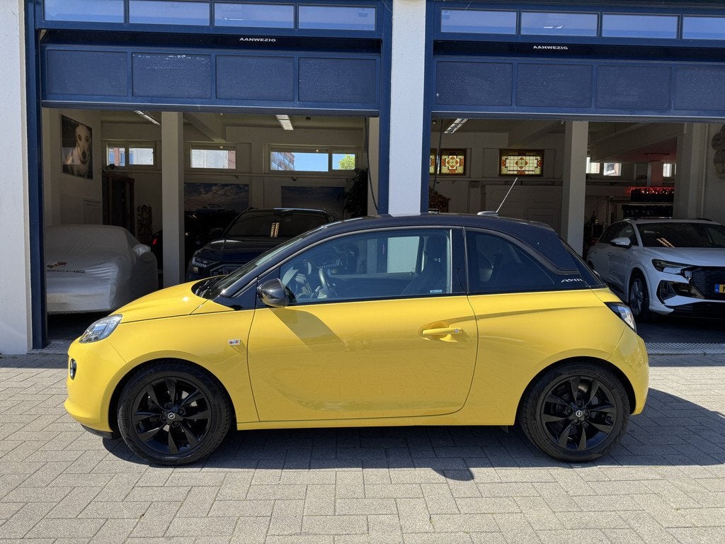 Opel ADAM 1.4 Unlimited AUTOMAAT/NAVI/CLIMA (bj 2016), ADAM, 4 cilinders, 4 stoelen, Leder en Stof