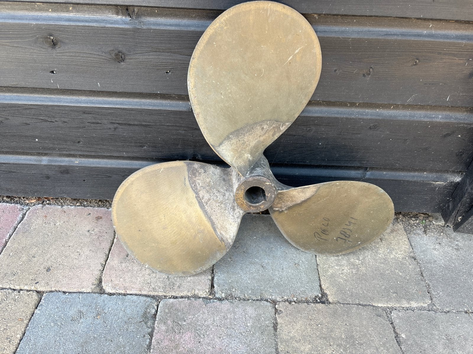 Bronzen scheepsschroef - 3-blads, Ophalen, Gebruikt, Motor en Techniek