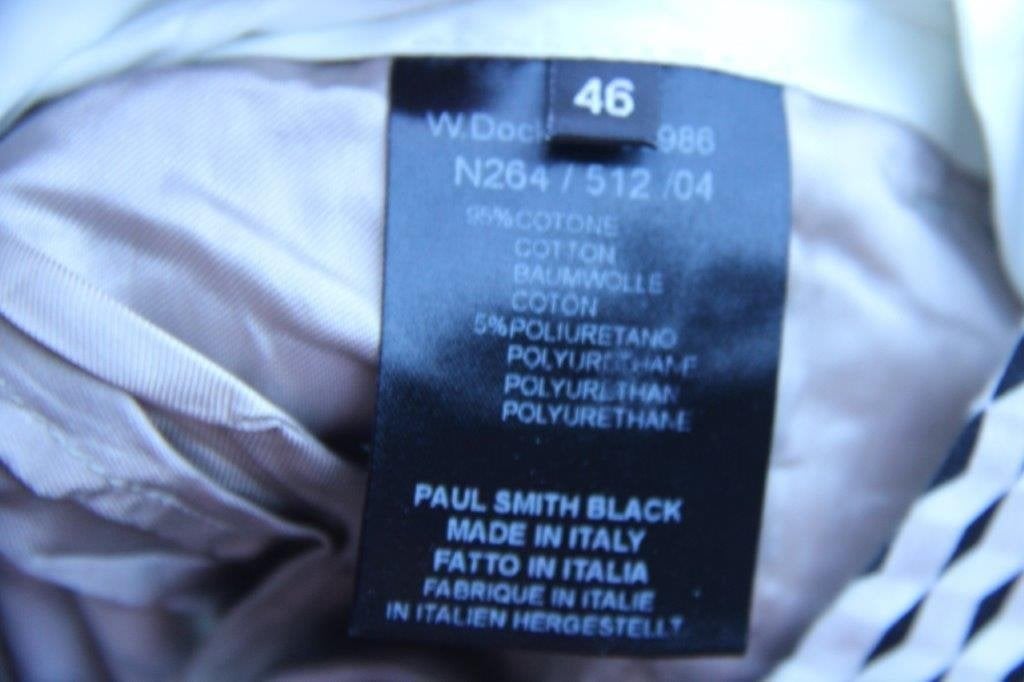 Broek offwhite/ beige/ zwart Paul Smith mt 46 (eu42) Vaste p, Paul Smith, Beige, Maat 46/48 (XL) of groter, Ophalen of Verzenden