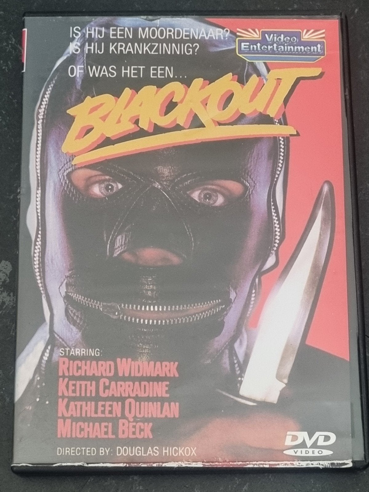 Blackout DVD - Thriller met Richard Widmark, Psychologische thriller, Nederlands, Ophalen of Verzenden, Vanaf 12 jaar