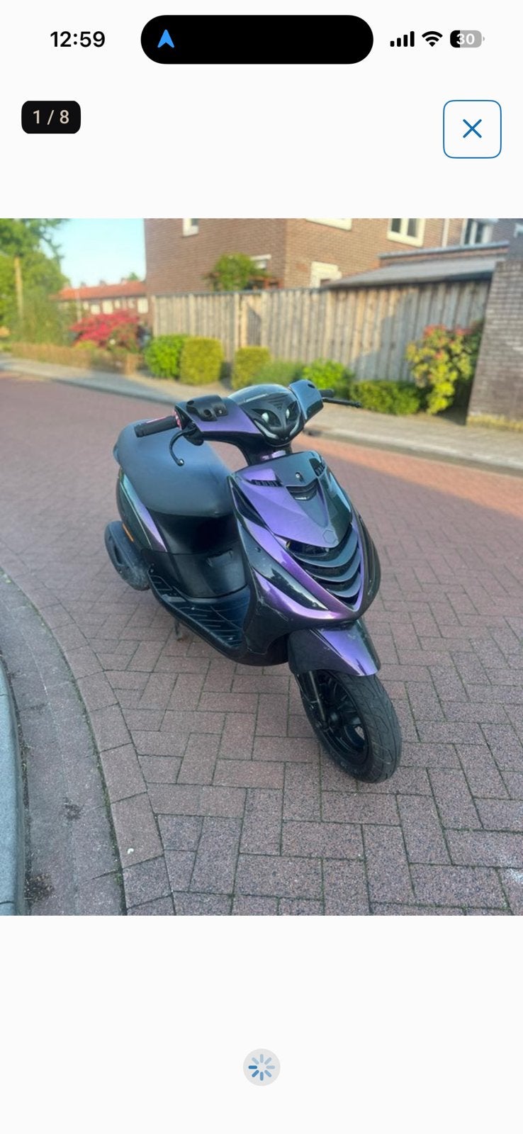 Zip 2007   Onder 10 k km opknap met papieren, Fietsen en Brommers, Scooters | Piaggio, Ophalen, Zo goed als nieuw, Benzine, Zip