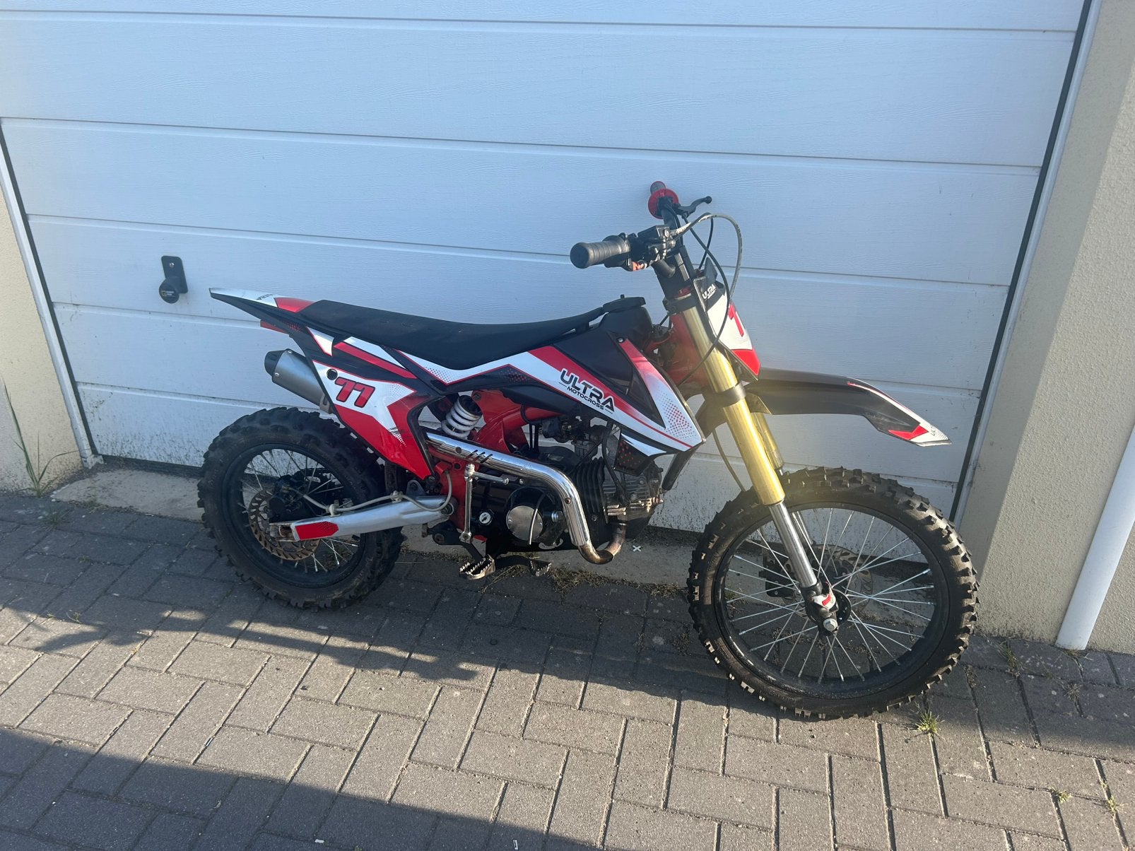 Pitbike 125cc, Fietsen en Brommers, 125 cc, Zo goed als nieuw, 5 versnellingen, Ophalen