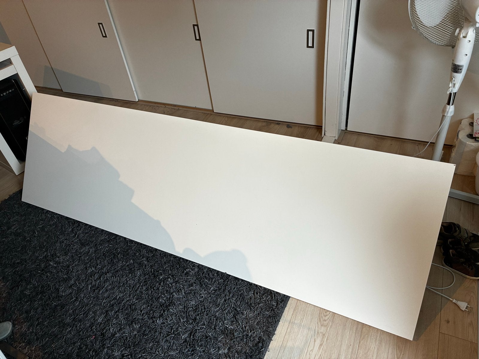 Wit Bureaublad Ikea Lagkapten 200x60, Huis en Inrichting, Bureaus, Ophalen, Overige typen, Gebruikt, Spaanplaat of MDF