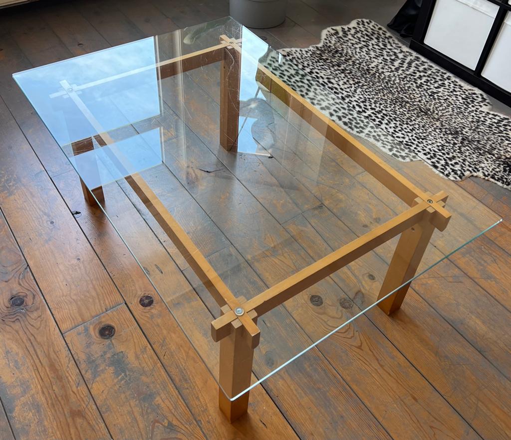 Salontafel, Huis en Inrichting, Tafels | Salontafels, Ophalen, Gebruikt, 100 tot 150 cm, 50 tot 100 cm
