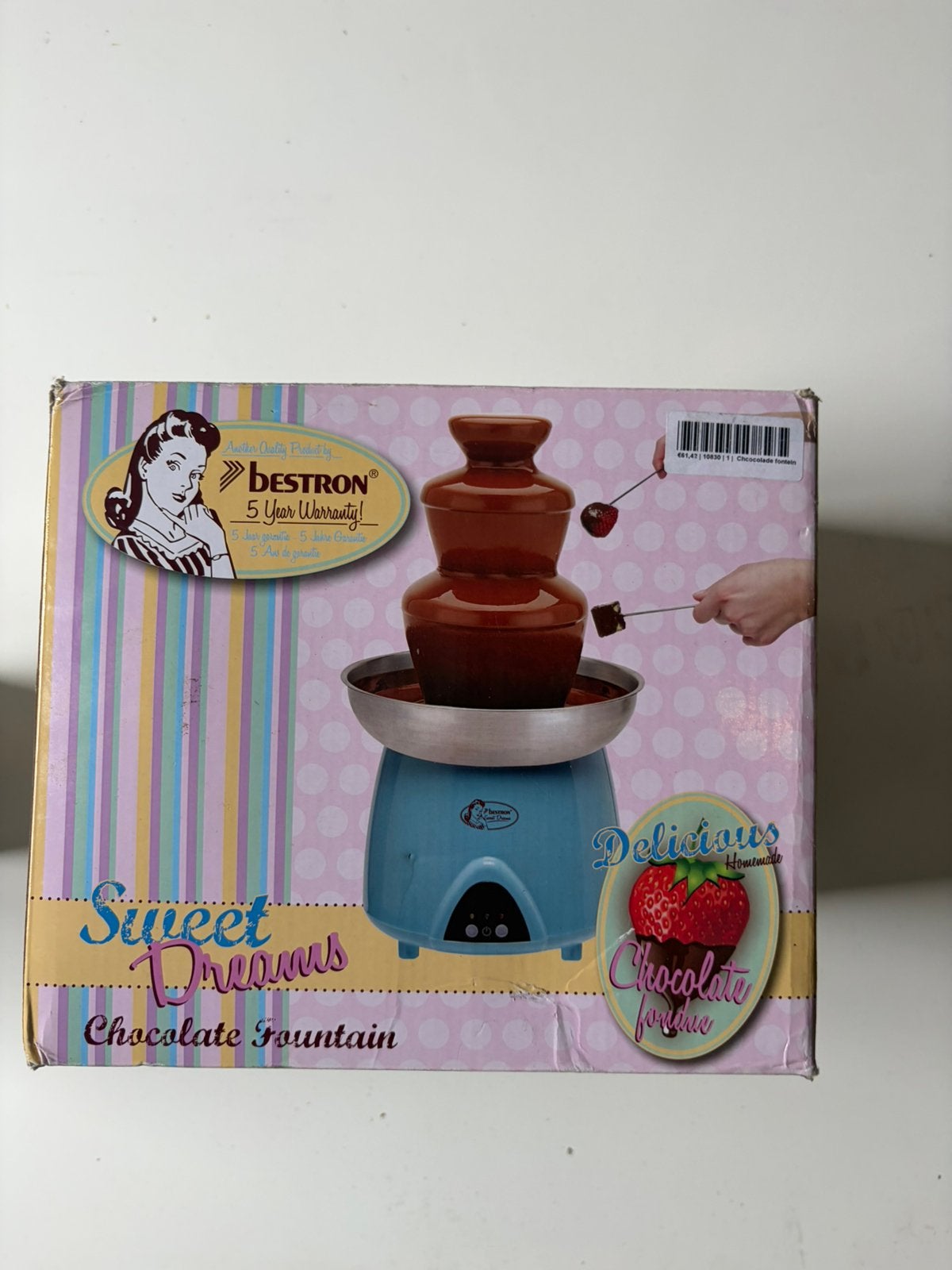 Chocolade fontein, Ophalen, Nieuw, Elektrisch, Fondueset