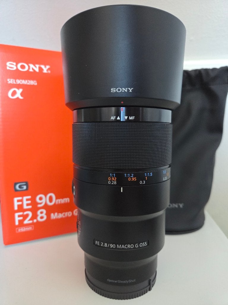 Sony FE 90mm F2.8 Macro G OSS Lens (als nieuw), Sony E-mount, Sony, Zo goed als nieuw, Ophalen