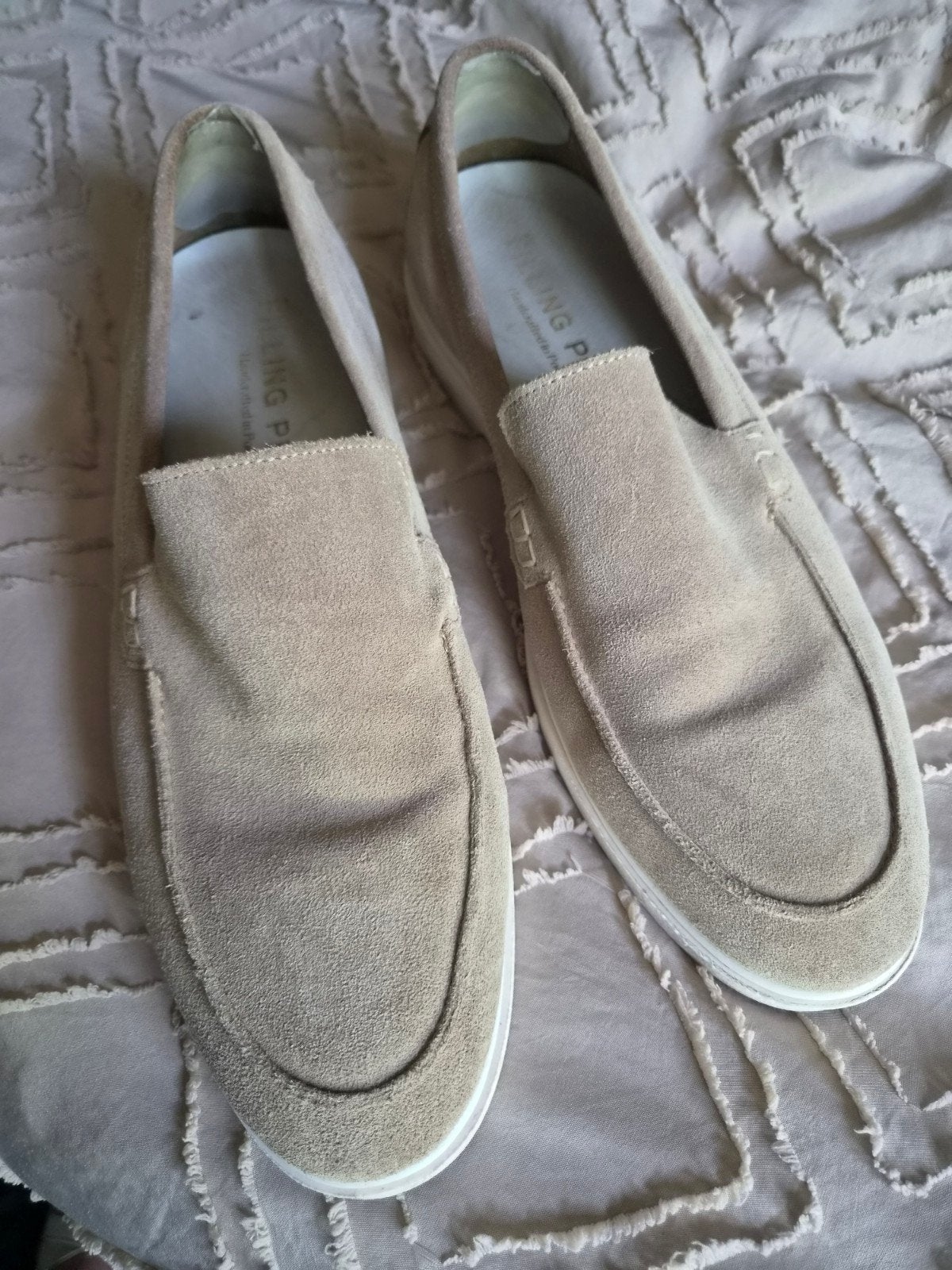 Filling Pieces Loafers - Beige Suède - Maat 43, Loafers, Filling Pieces, Overige kleuren, Ophalen of Verzenden