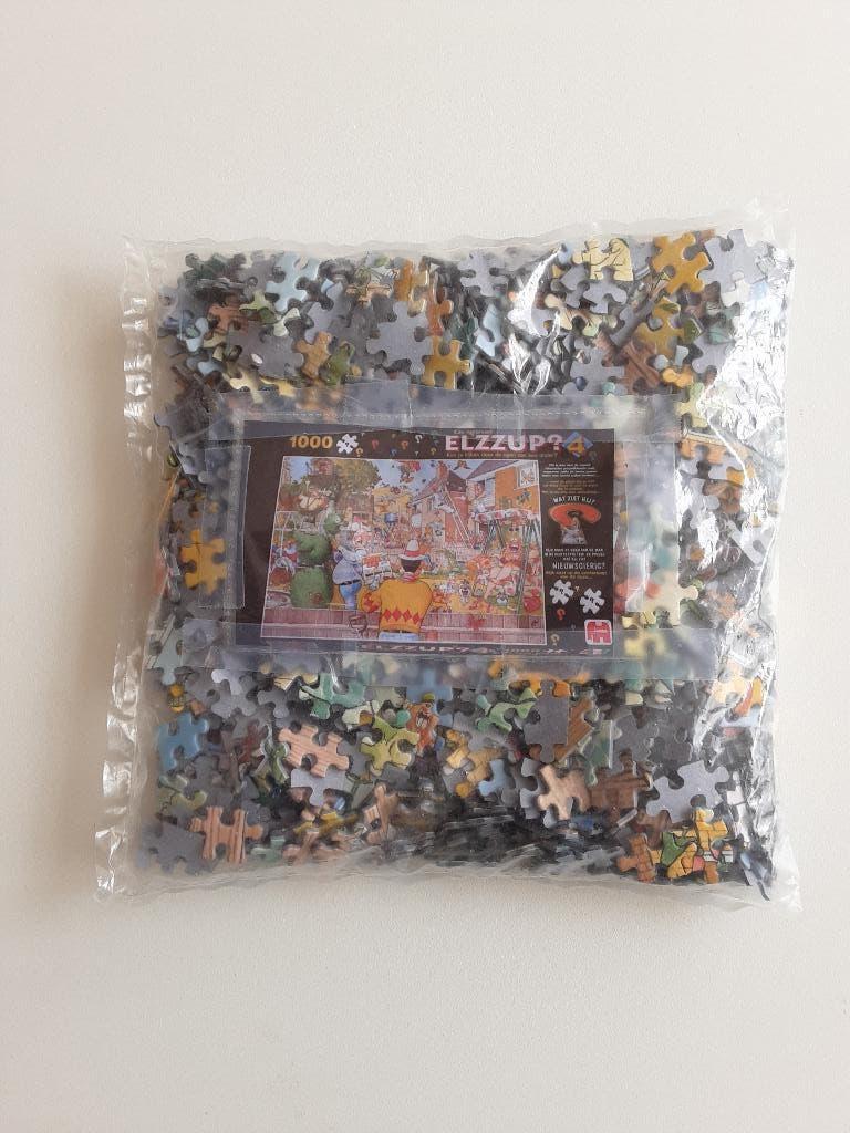 Elzzup puzzel 4 Wasgij 1000 stukjes NIEUW, Ophalen, 500 t/m 1500 stukjes, Nieuw, Legpuzzel