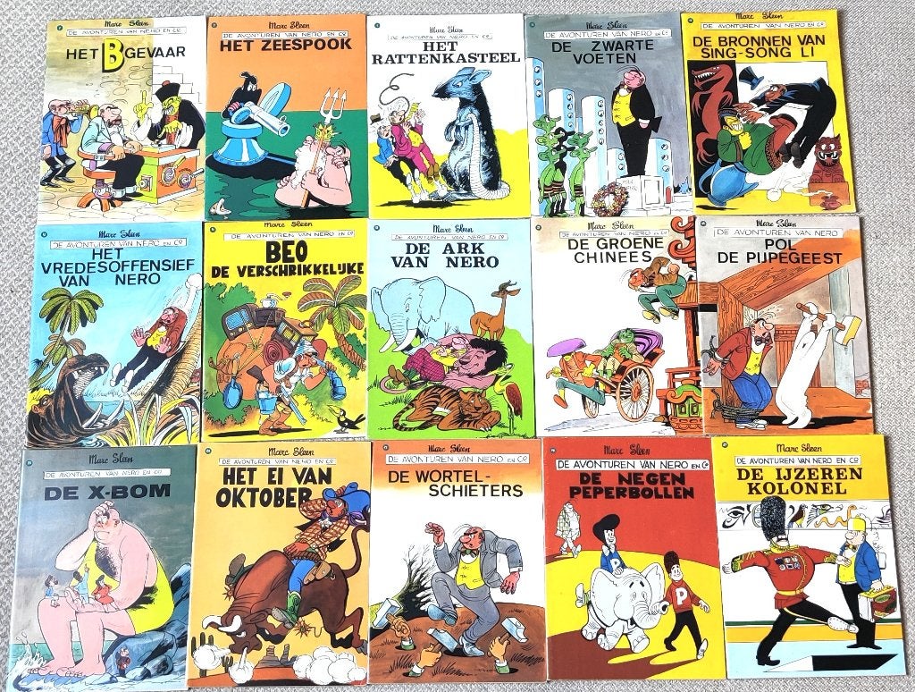 39 stripboeken van NERO  Allemaal in prima staat, Meerdere stripboeken, Ophalen of Verzenden, Zo goed als nieuw