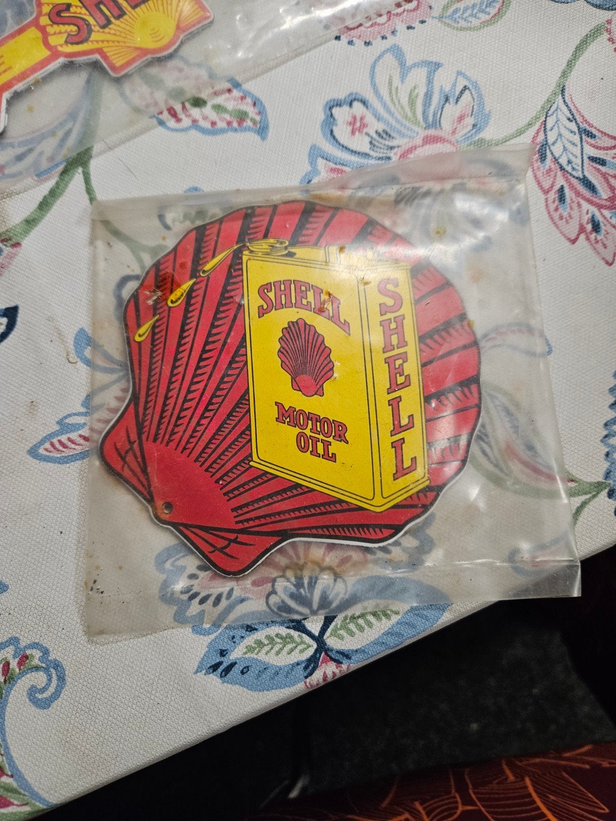2 Nieuwe Shell Emaille Bordjes - Perfect voor Verzamelaars, Ophalen of Verzenden