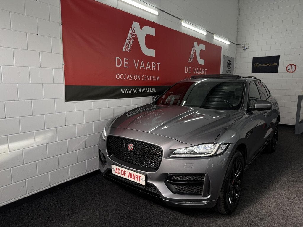 Jaguar F-Pace 2.0t AWD R-Sport - PANO/LEER/MERIDIAN/LED/NAP, Auto's, Jaguar, Automaat, Gebruikt, Euro 6, 4 cilinders