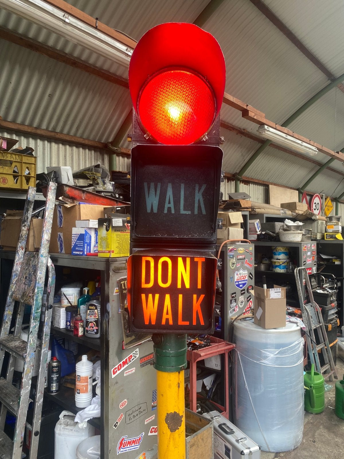 stoplicht, Ophalen