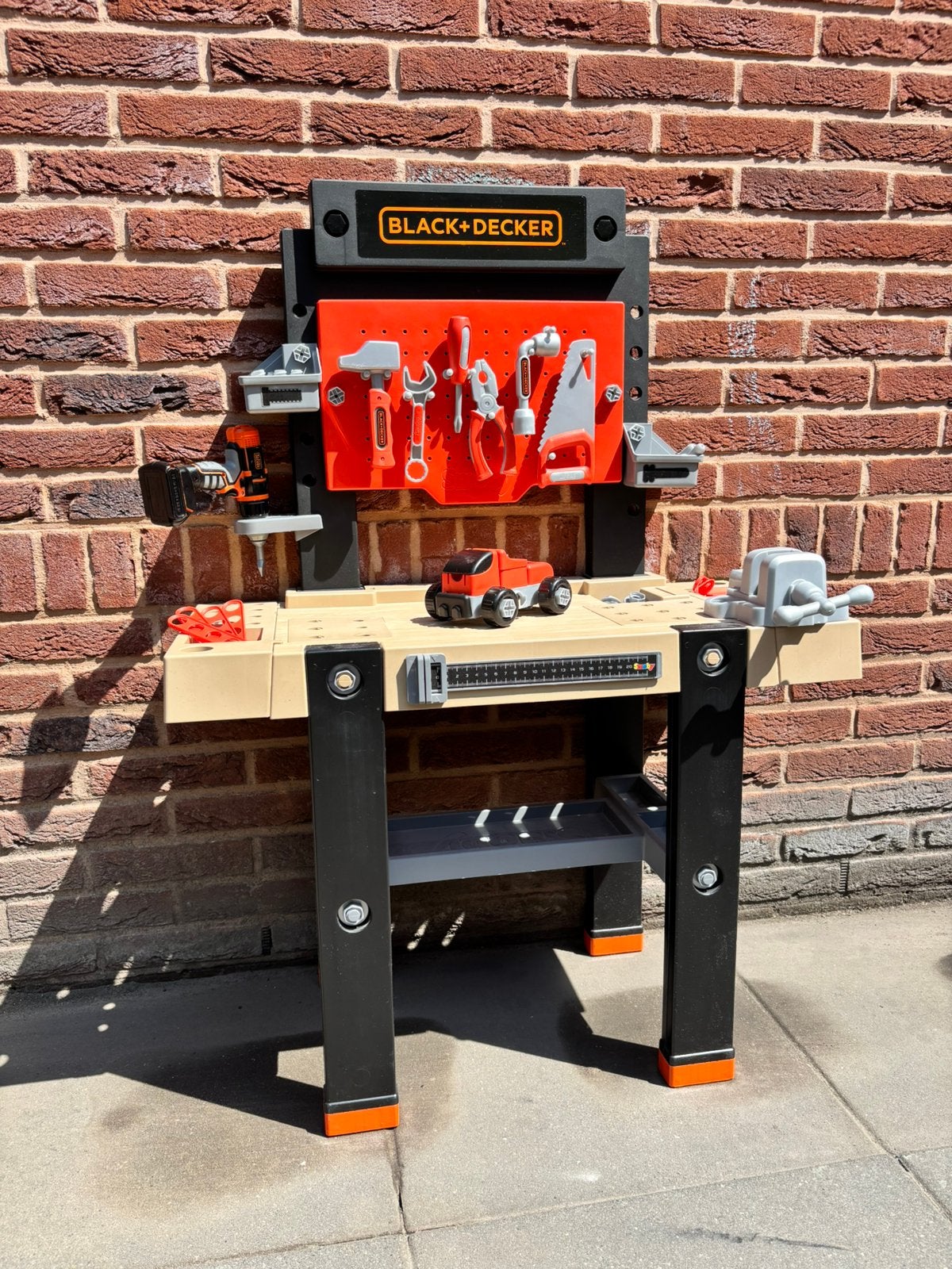 Black+Decker Speelgoed Werkbank met Gereedschap, Kinderen en Baby's, Speelgoed | Overig, Ophalen, Gebruikt, Jongen of Meisje