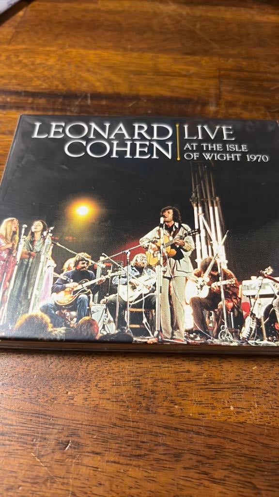 Leonard Cohen cd dvd digipack live isle wight 1970, Ophalen of Verzenden, Zo goed als nieuw