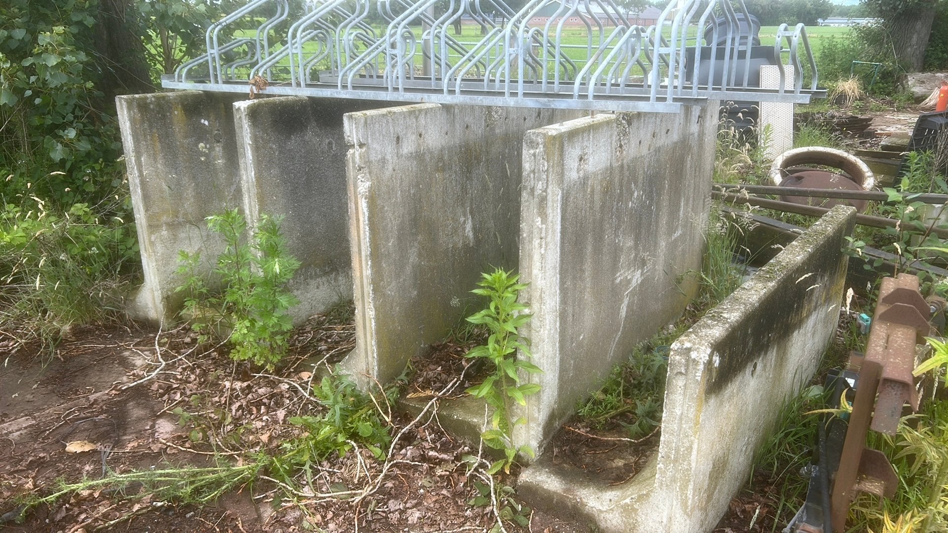 Keerwanden, Tuin en Terras, Bielzen en Borders, Ophalen, Gebruikt, 25 cm of meer, 200 cm of meer