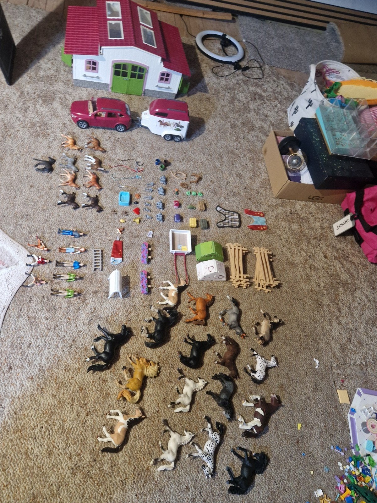 megan groote schleich set., Ophalen, Zo goed als nieuw